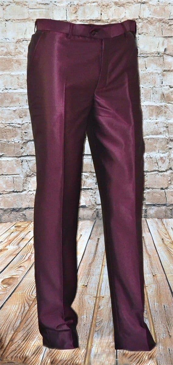 WINE TONIC TROUSER  WOOL BLEND
